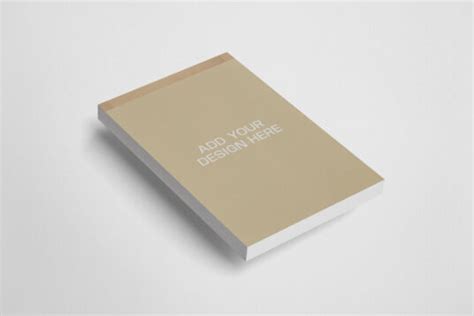 Closed Notepad Mockup - Mockup World