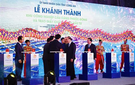 Pm Nguyen Xuan Phuc Attends Inaugural Ceremony Of Phuoc Dong Industrial