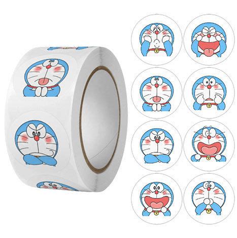 500PCS Cute Doraemon Cartoon Sealing Stickers Notebook Laptop Helmet Decal Stickers | Lazada PH