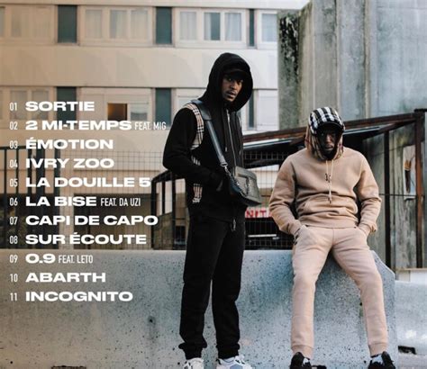 Fresh LaDouille découvrez le tracklisting de Sur écoute