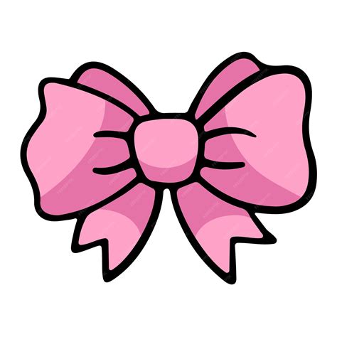 Premium Vector Cartoon Bow Vector Design Element In The Style Of