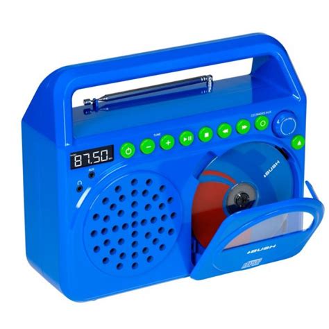 Bush Wave Boombox With Cd Player Blue Alarm Clocks And Radios Home