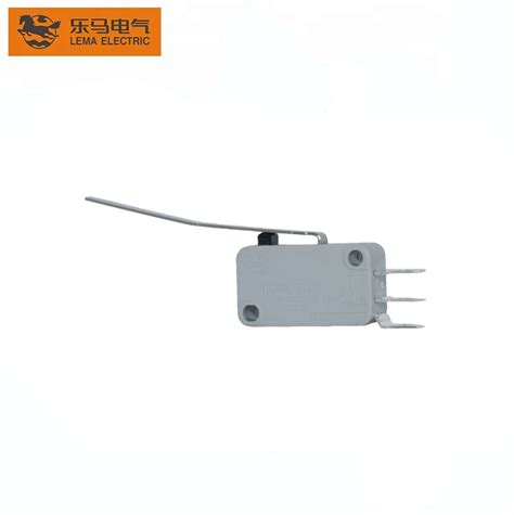 China Long Bent Lever Side Common Terminal Grey Micro Switch Kw D