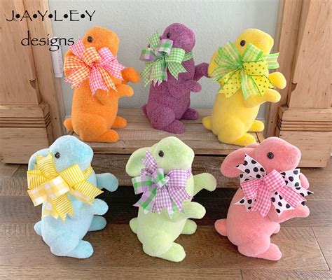 Flocked Bunnies Flocked Easter Bunny Easter Decor Home Etsy Bunny