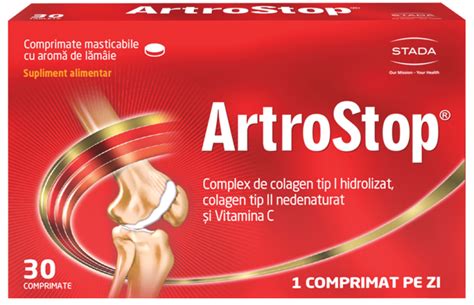 Artrostop|Supliment articulatii cu aport necesar de colagen pentru ...