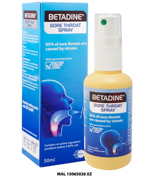 Betadine Sore Throat Spray (50ml)