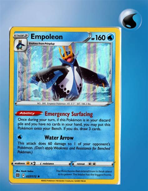 Empoleon 037 172 Brilliant Stars TCG Coleccionistas