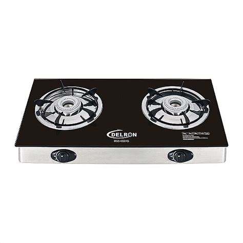 Delron 2 Burner Automatic Glass Table Top Stove Buy Online At The Best Price In Ghana