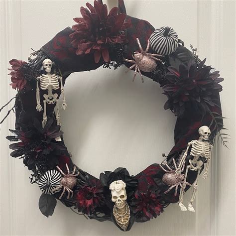 Skeleton Wreath Etsy