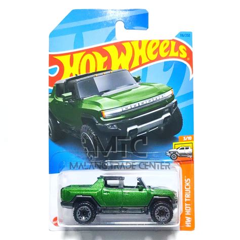 Jual Hot Wheels GMC Hummer EV Hijau P Shopee Indonesia