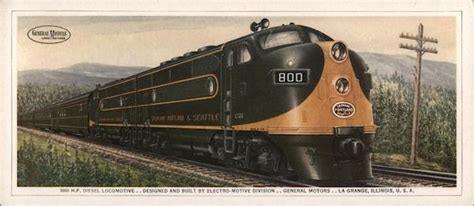 model  diesel locomotive spokane portland seattle railway la