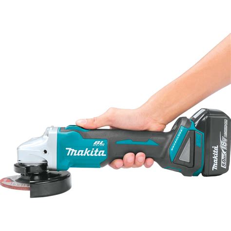 Dga504z 18v Mobile Brushless 125mm Slide Switch Angle Grinder Makita