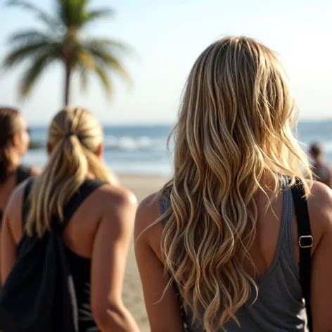 Two Sporty Blonde Hair Image Free AI Generator Makepix