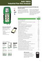 Analizador de gas de combustión RASI 700CA Eurotron Instruments UK