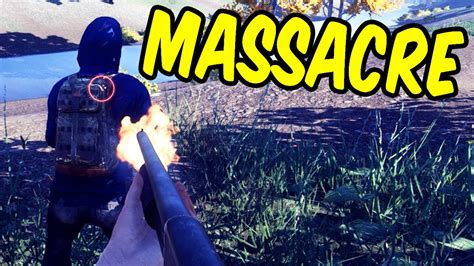 Massacre H1z1 Battle Royale Full Game H1z1 King Of The Kill Youtube