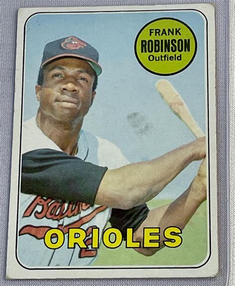 Lot Topps Frank Robinson Baltimore Orioles Baseball Card