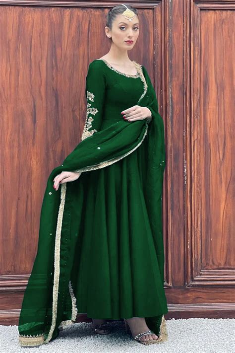 Green Anarkali Suits