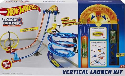 Hot Wheels Toy Car Track Builder Track Vertical Launch Kit Playset Scale Vehicle