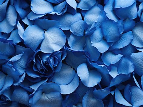 Premium AI Image | Blue rose petals as a background