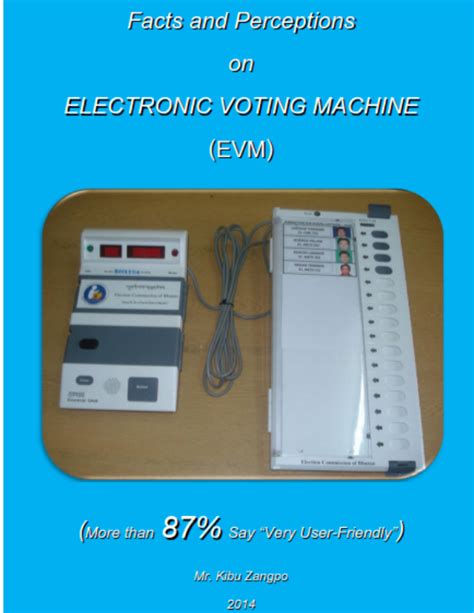 Facts and Perceptions on ELECTRONIC VOTING MACHINE (EVM) » Election ...