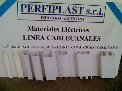 Cable Canal Cajas De Luz Perfiles Pvc