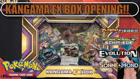 Kangama EX Box Opening W Stefan Deutsch German YouTube