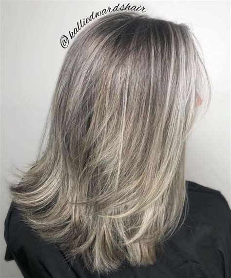 60 Gorgeous Gray Hair Styles Long Gray Hair Blending Gray Hair