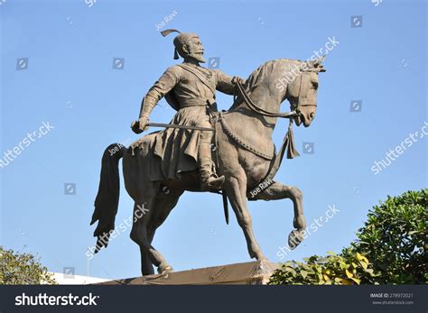 Statue Shivaji Bhonsle Known Chhatrapati Shivaji Stock Photo 278972021 ...