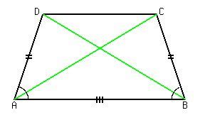 Lesson Diagonals of an isosceles trapezoid are congruent