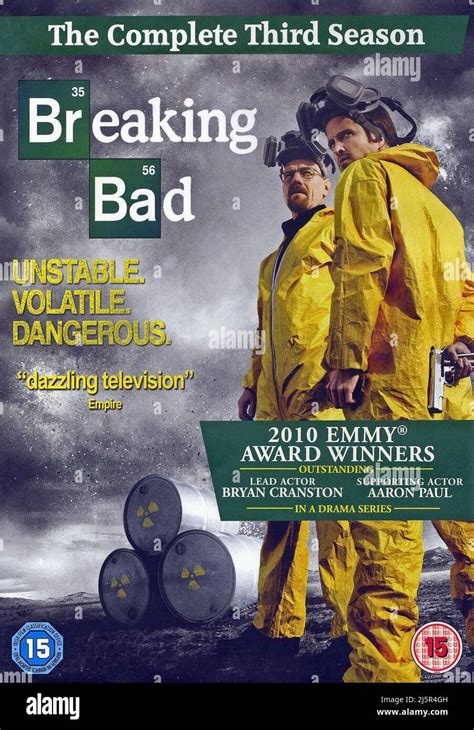 DVD cover. "Breaking Bad" The Complete Third Season Stock Photo - Alamy