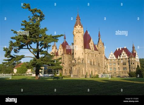 Fabulous castle in Moszna, near Opole, Silesia, Poland Stock Photo - Alamy