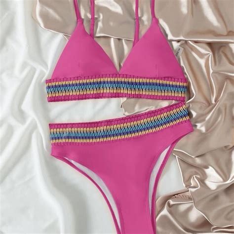 Hot Pink Bikini Large Bikini Pinkbikini Depop