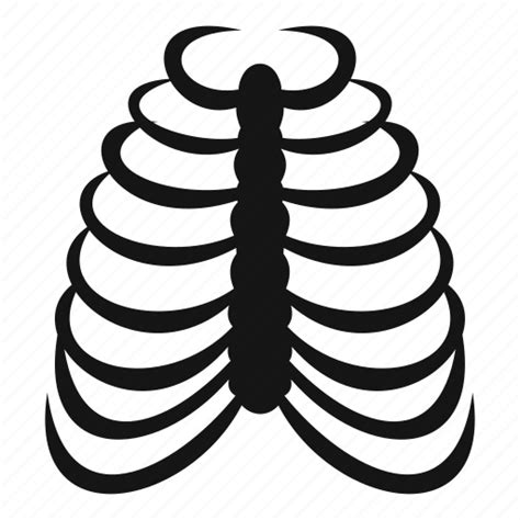 Rib Cage Png Transparent Skeleton Back Rib Cage Cliparts Cartoons