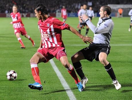 Bordeaux Player Marouane Chamakh L Fights Editorial Stock Photo - Stock ...