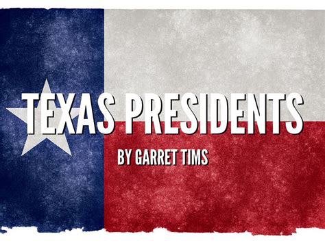 Texas Presidents by Garret Tims