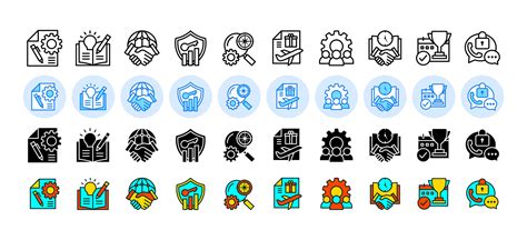 Business Set Icon Pack. Vector Design. 27375119 Vector Art at Vecteezy