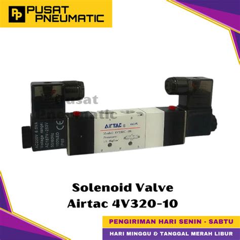 Jual 4v320 10 Solenoid Valve 4v320 10 Selenoid Valve Airtac 4v 320 10