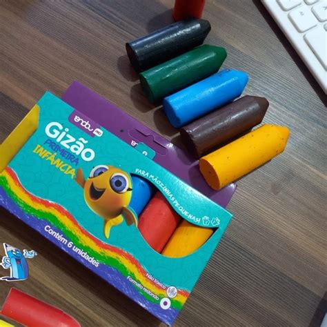 Giz De Cera Meu Primeiro Giz Cores Onda Primeira Infancia Shopee Brasil