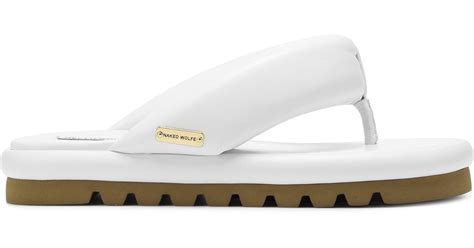 Naked Wolfe Hilary Leather In White Lyst