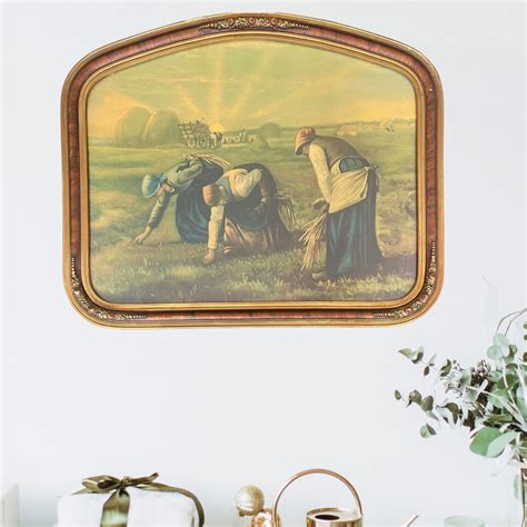 VINTAGE THE GLEANERS Print in Stunning Original Frame - Etsy