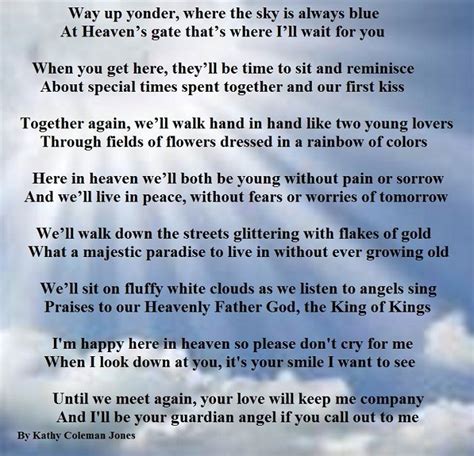 Angel Going To Heaven Poem