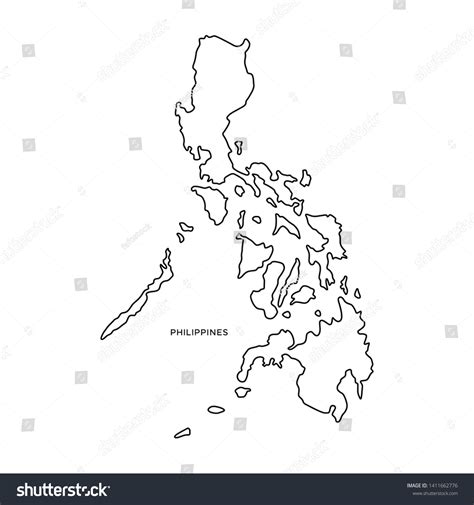 3,551 Philippine map outline Images, Stock Photos & Vectors | Shutterstock