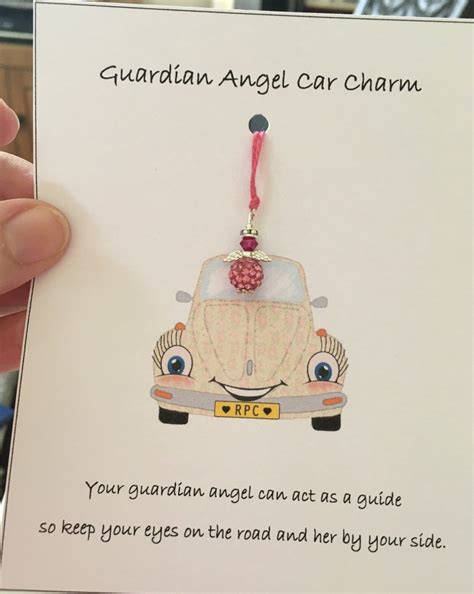 Guardian Angel Car Charm Conscious Crafties Guardian Angel Car