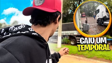 Tive Que Enlona O Caminh O Na Chuva Youtube