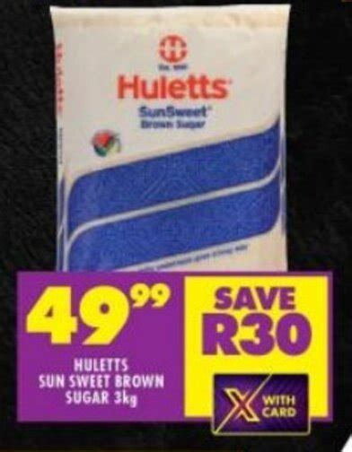 Huletts Sun Sweet Brown Sugar Kg Offer At Shoprite