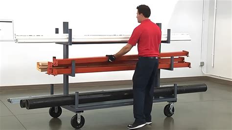 Mobile Conduit Rack Sheet Metal Rackspipe Storage Rackcantilever