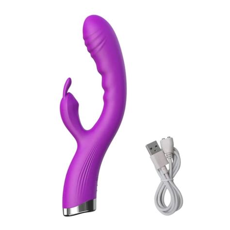 G Spot Rabbit Purple Vibrator Dildo For Couple Wholesale