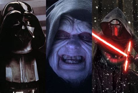 Star Wars De Darth Vader A Kylo Ren Conoce A Todos Los Villanos