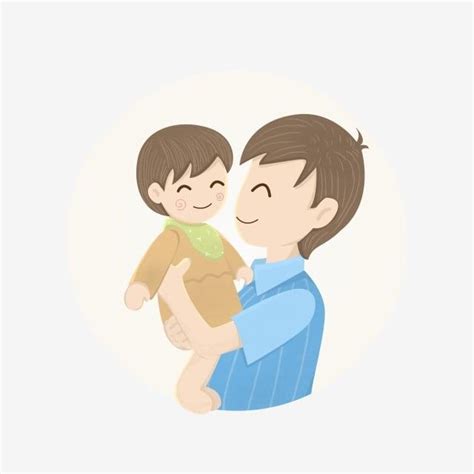 Dia Del Padre Amor Paternal Ni O Bebe Png Dibujos Los Hombres Amor