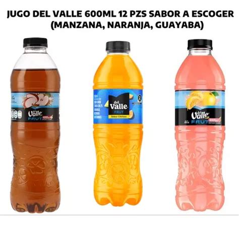 Jugo Del Valle Ml Pzs Sabor A Escoger Mercadolibre